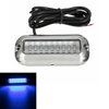 3.5inch Bleu 27 Led 316SS Couvercle 50W 74Lm Sous leau Ponton Waterproof Boat Transom Lights