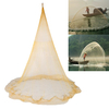 3.5M / 4M Pêche Nylon Monofilament Poissons Gill Filet Facile Facile De Lancer Pour Main Coulée Spin Réseau Appât Plomb
