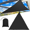 3/5M Extra Heavy Duty Shade Sail Sun Canopy Outdoor Triangle Garden Yard Auvents Summer Parasol de voiture