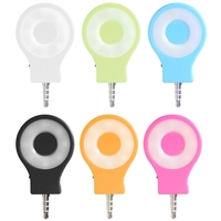 3.5mm Jack Smart Selfie LED Lampe de poche pour appareil photo pour IOS Android Samsung Xiaomi