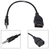3.5mm Mâle Audio AUX Jack à USB 2.0 Type A Femelle OTG C$able d