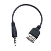 3.5mm voiture aux usb câble audio trainborn adaptateur câble adaptateur mp3