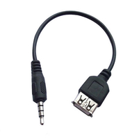 3.5mm voiture aux usb câble audio trainborn adaptateur câble adaptateur mp3