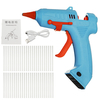 3.6 V 20 W sans fil bricolage outil de colle thermofusible 2400 mah outil électrique artisanal avec bâtons de colle