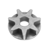 3/6/7 dents tronçonneuse roue de chaîne M10 vitesse tronçonneuse pièces remplacement roue de chaîne