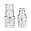 3/8 pouce de fil de NPT de visage plat hydraulique relient rapidement le coupleur dadaptateur de coupleur réglé pou