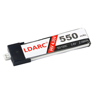3.8V 550mAh 50C / 100C Lipo Batterie pour Kingkong/LDARC TINY 8X Quadricoptère RC pièces de rechange