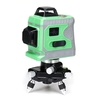 3D 12Line Green Laser Level Self Leveling 360 ° Rotary Cross Outdoor Measure Tool