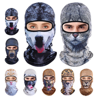 3D Animal respirant vélo Ski masque complet chapeaux Sport de plein air chapeau chaud pour hommes femmes