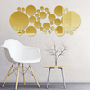 3D maison miroir Stickers muraux auto-adhésif amovible chambre bureau Art décalcomanie ménage mur ornement fournitures