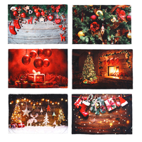 3D noël tenture murale tissu Photo fond tissu suspendu peinture tapisserie décoration murale couverture photographie déc