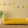 3D note de musique stickers muraux 2 pièces 7 couleurs acrylique maison chambre salon Stickers muraux décor