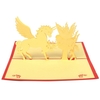 3d pop up carte de voeux kirigami souhaits d