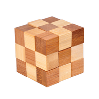 3D Puzzles Interverrouillants Jeu Jouets Bambou Petite Taille Pour Adultes Enfants IQ Casse-tête Kong Ming Lock
