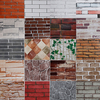 3D rétro autocollant mural auto-adhésif Simulation brique roche papier peint bureau à domicile décoration murale autocol