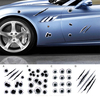 3D Simulé Bullet Holes Autocollant De Voiture Scratch Decal Étanche Moto Autocollants 23X29CM
