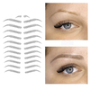 3D sourcils comme des cheveux maquillage imperméable à leau durable sourcil tatouage autocollant sourcils autocolla