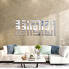 3D Acrylique Miroir Stickers Muraux Stickers En Vinyle Maison Salon Respectueux De Lenvironnement Supprimer Sticker