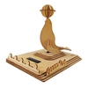 3D Éducatif Jouets électriques solaires Énergie Kits de lion de mer Bloc de briques Bois Puzzle Modèle Jouets
