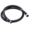 3FT AN4/AN6/AN8/AN10 tuyau de carburant de voiture huile gaz ligne Nylon acier inoxydable tressé noir