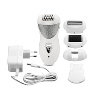 3in1 lime électrique rechargeable pied de la peau mort callosités épilateur épilateur cheveux rasoir trimmer