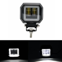 3inch 12 / 24V 6500K 20W place LED lumière de travail avec les yeux blancs dange ange feux de brouillard de tache p