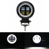 3inch 12 / 24V 6500K 20W ronde LED lumière de travail avec les yeux blancs dange sallume la lumière de brouill
