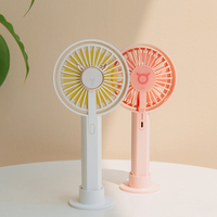 3Laver 329 Antler Design Portable Mini Ventilateur USB de Charge avec 1500mAh Lithium Batterie Moteur Brushless