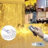 3M * 3M extérieur USB 8 Modes 300LED rideau chaîne lumière fée lumières de noël lampe de mariage Festival vacances décor