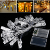 3M 20LED Support Clip Fairy Sliver Wire String Light Batterie Christmas Party Holiday Decor