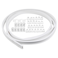 3M Flexible Plafond Rideau Voie Pliable Fenêtre Rod Rail Droite Courbe Douche