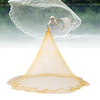 3M x 4M Filet de pêche à la main Nylon Filet à poissons en maofilament Filet à projection facile