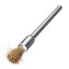 3mm Brosse Fil de Laiton Brosse de Roue Tasses Tige Outil Rotatif Dremel pour Perceuse de Rouille Soudure