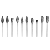 3mm en acier de tungstène tête de meulage double grain fichier rotatif fraisage têtes de coupe outil de sculpture