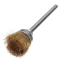 3mm roue de fil de laiton brosses tige pour les outils de forage rotatif de dremel
