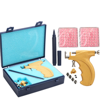 3mm/4mm/5mm Oreille Piercing Pistolet Pierce Boucle Doreille En Métal Kit Outil Avec 98 Goujons Gratuits