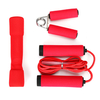 3pcs / set corde à sauter fitness main lourde pince haltères outils de formation de force musculaire