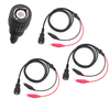 3PCS 1.1M Y101D norme européenne isolée ligne dessai de pince de crocodile de BNC sonde doscilloscope
