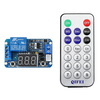 3pcs 12V DC Infrared Remote Control Full-function Delay Cycle Timing Relay Module with LED Digital Display with Remote C