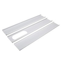 3pcs 1.9m Réglable Kit Accessoires de plaque de fenêtre Bouclier de climatiseur pour climatiseur portatif