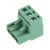 3pcs 2 EDG 5.08mm Pas 3Pin Vis Plug-in PCB Connecteur Bornier Connecteur Angle Droit