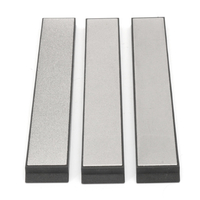3pcs 200/500/800 affûteur de pierre à affûter diamant pierre à aiguiser avec base
