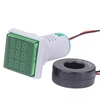 3Pcs 22mm 50-380V 100A 99Hz Numérique LED Volt Ampère HZ AC Ampèremètre Voltmètre Courant Fréquence Indicateur de Tensio