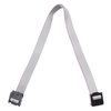 3pcs 2, 54 mm FC-8P IDC câble gris plat LED écran connecté au câble de téléchargement JTAG