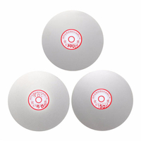 3pcs 6 pouces 600 1500 3000 grit diamant roue revêtu disque de polissage