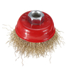 3pcs 65mm filetage M14 laiton brosses à fil dacier tête de polissage pour meuleuse dangle