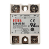 3Pcs 80A SSR-80DA Module de relais à semi-conducteurs DC à AC 24V-380V Sortie