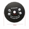 3pcs 85mm 72 dents HSS lame de scie circulaire roue de disque de coupe rotative pour outil rotatif