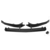 3pcs ABS noir mat pare-chocs pare-chocs lèvre spoiler couverture protecteur pour ToyotaAvalon 2019