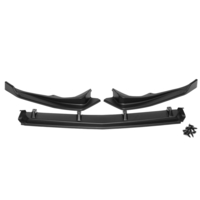 3pcs ABS noir mat pare-chocs pare-chocs lèvre spoiler couverture protecteur pour ToyotaAvalon 2019